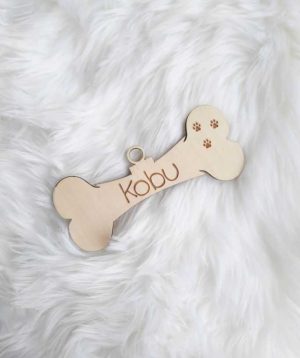 Bola de navidad hueso